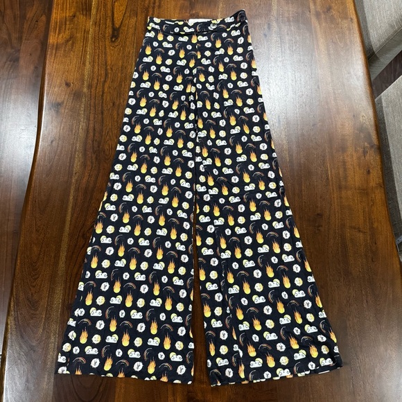 La Prestic Ouiston GIUDECCA Novelty Pattern Pants Size US 4 - Picture 1 of 9